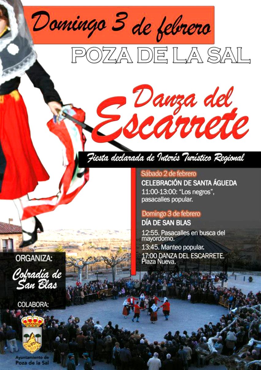 Danza del Escarrete 2013 Poza de la Sal